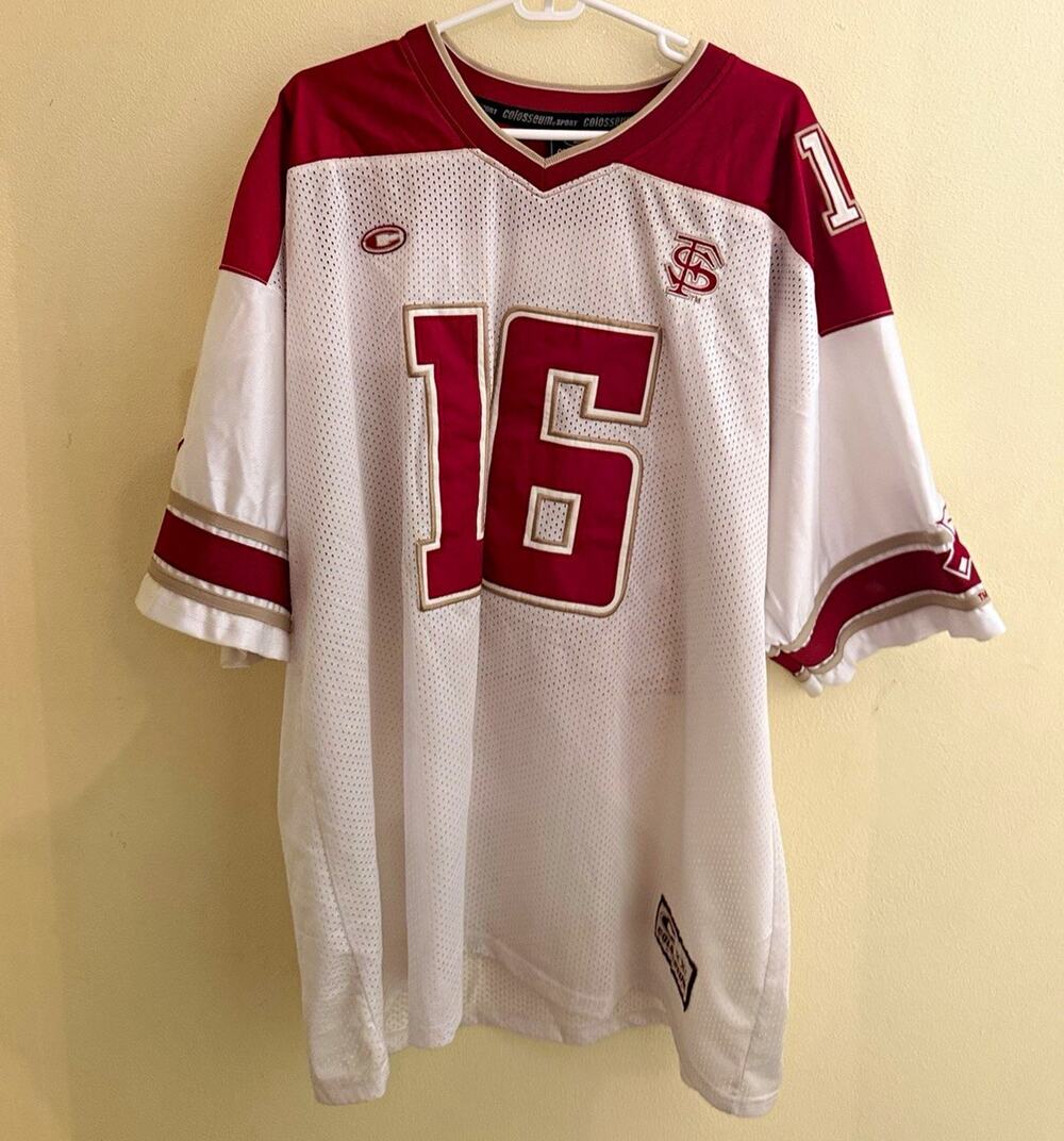 Vintage 90s Florida State Seminoles FSU #16 Football Jersey Colosseum XXL 2XL